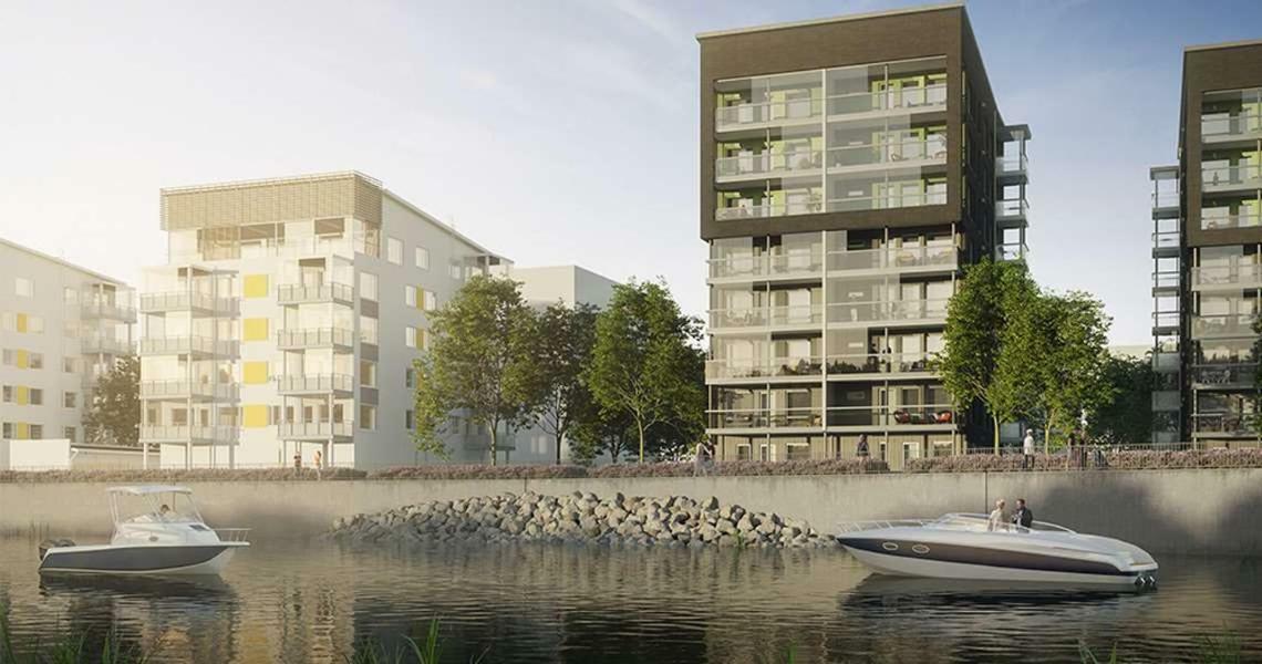 Riverside-Makasiiniranta Pori Esterno foto